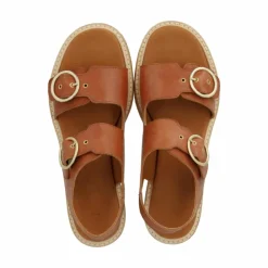 Angulus Sandal Dame Brun