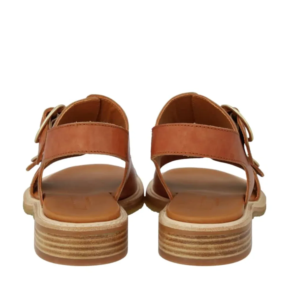 Angulus Sandal Dame Brun