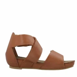 Outlet Cashott Casava High Cut Sandal Dame Brun