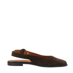 Outlet Cashott Casdiana Sling Back Ballerinasko Dame Brun
