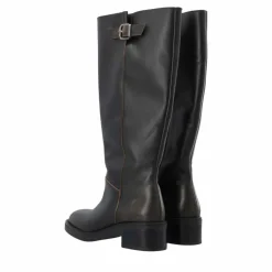 Clearance Cashott Casrikke Wide Pull Lang Støvle Dame Brun