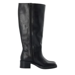 Clearance Cashott Casrikke Wide Pull Lang Støvle Dame Sort