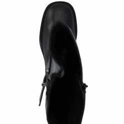 Clearance Cashott Casrikke Wide Pull Lang Støvle Dame Sort