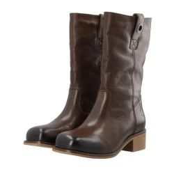 Discount Cashott Casvilma Pull On Mid Cut Støvle Dame Brun