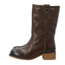 Discount Cashott Casvilma Pull On Mid Cut Støvle Dame Brun