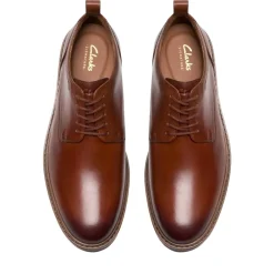 Outlet Clarks Aldwin Lace Sko Herre Brun