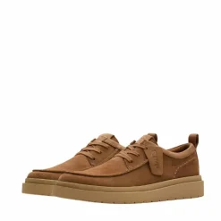 Outlet Clarks Polden Moc Sneakers Herre Brun