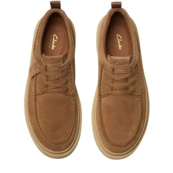 Outlet Clarks Polden Moc Sneakers Herre Brun