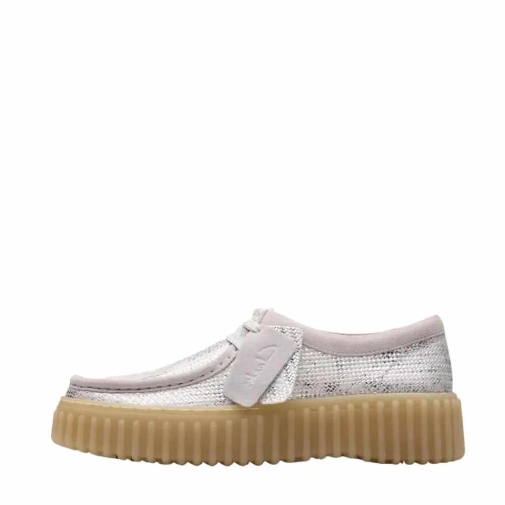 Hot Clarks Torhill Bee Sko Dame Sølv