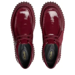 Clearance Clarks Torhill Bee Sko Dame Rød