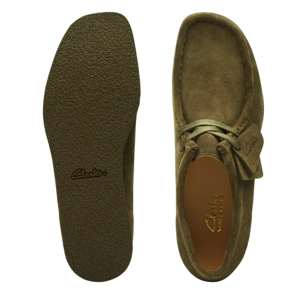 Hot Clarks Wallabee Evosh Sko Dame Grøn