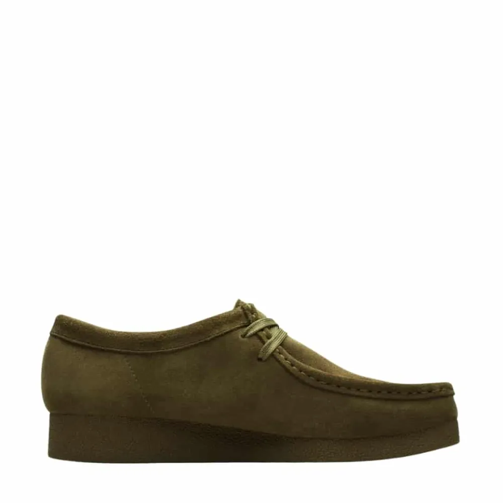 Hot Clarks Wallabee Evosh Sko Dame Grøn