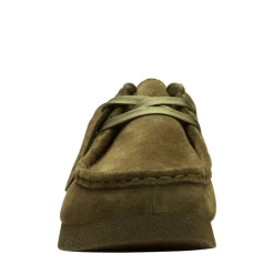 Hot Clarks Wallabee Evosh Sko Dame Grøn