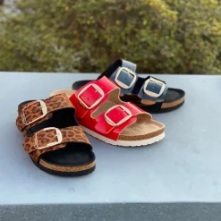 Clearance Duffy Florens Quattordici Sandal Dame Leopard