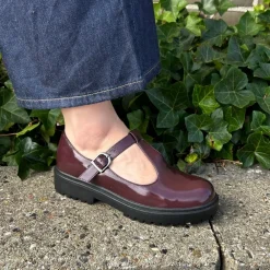 Hot Duffy Lattarico Cinque Mary Jane Sko Dame Rød