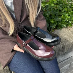 Hot Duffy Lattarico Cinque Mary Jane Sko Dame Rød