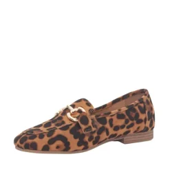 Best Duffy Novara Uno Loafers Dame Leopard