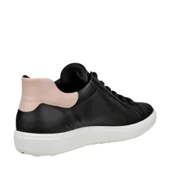 New Ecco Soft 7 Easy Slip Lace Sneakers Dame Sort