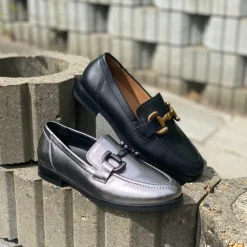 Gabor Loafers Dame Sølv