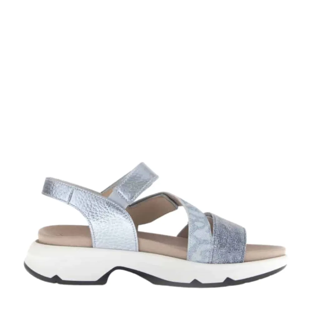 Outlet Gabor Rollingsoft Sandal Dame Blå