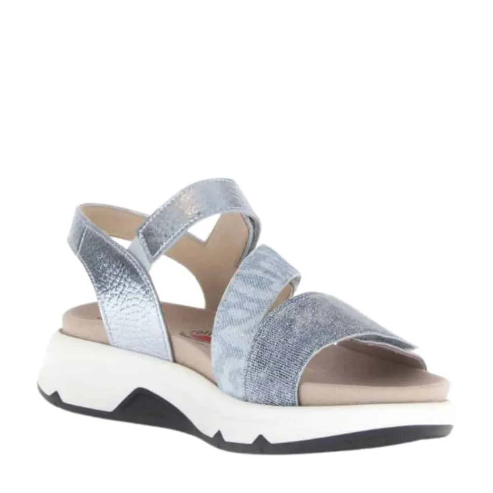Outlet Gabor Rollingsoft Sandal Dame Blå