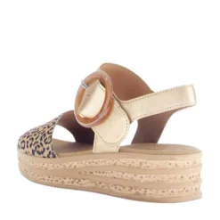 Online Gabor Sandal Dame Leopard