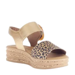 Online Gabor Sandal Dame Leopard