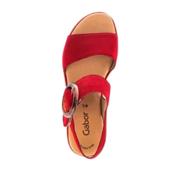 New Gabor Sandal Dame Rød