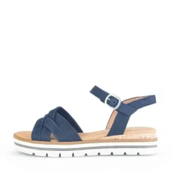 Online Gabor Sandal Dame Blå