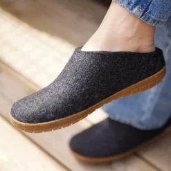 Clearance Glerups Hjemmesko Dame og Herre Grå