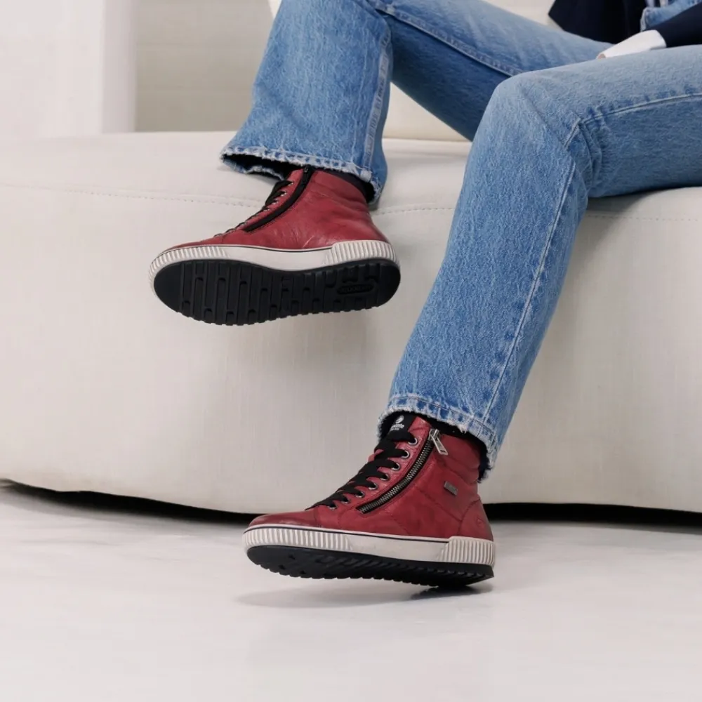 Hot Remonte Støvle Dame Rød