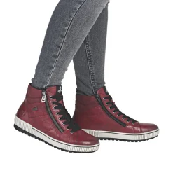 Hot Remonte Støvle Dame Rød