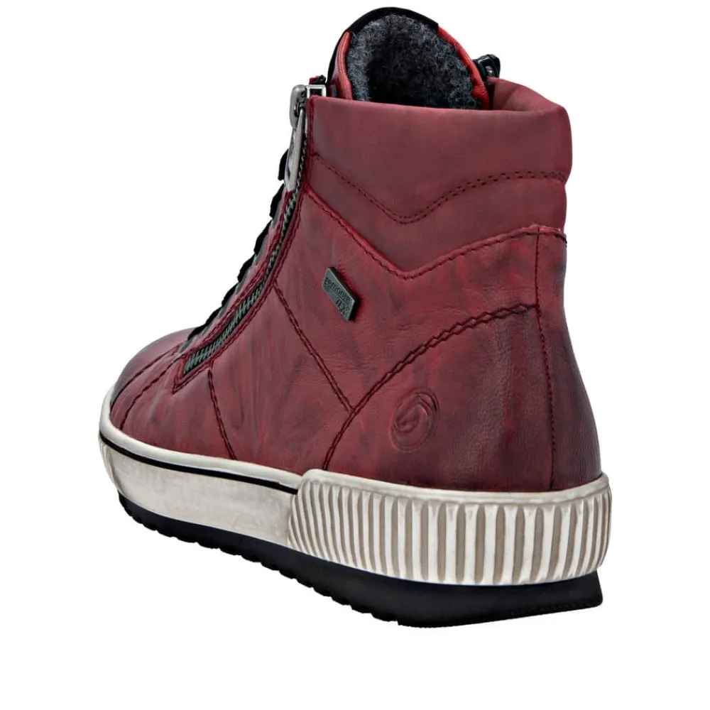 Hot Remonte Støvle Dame Rød