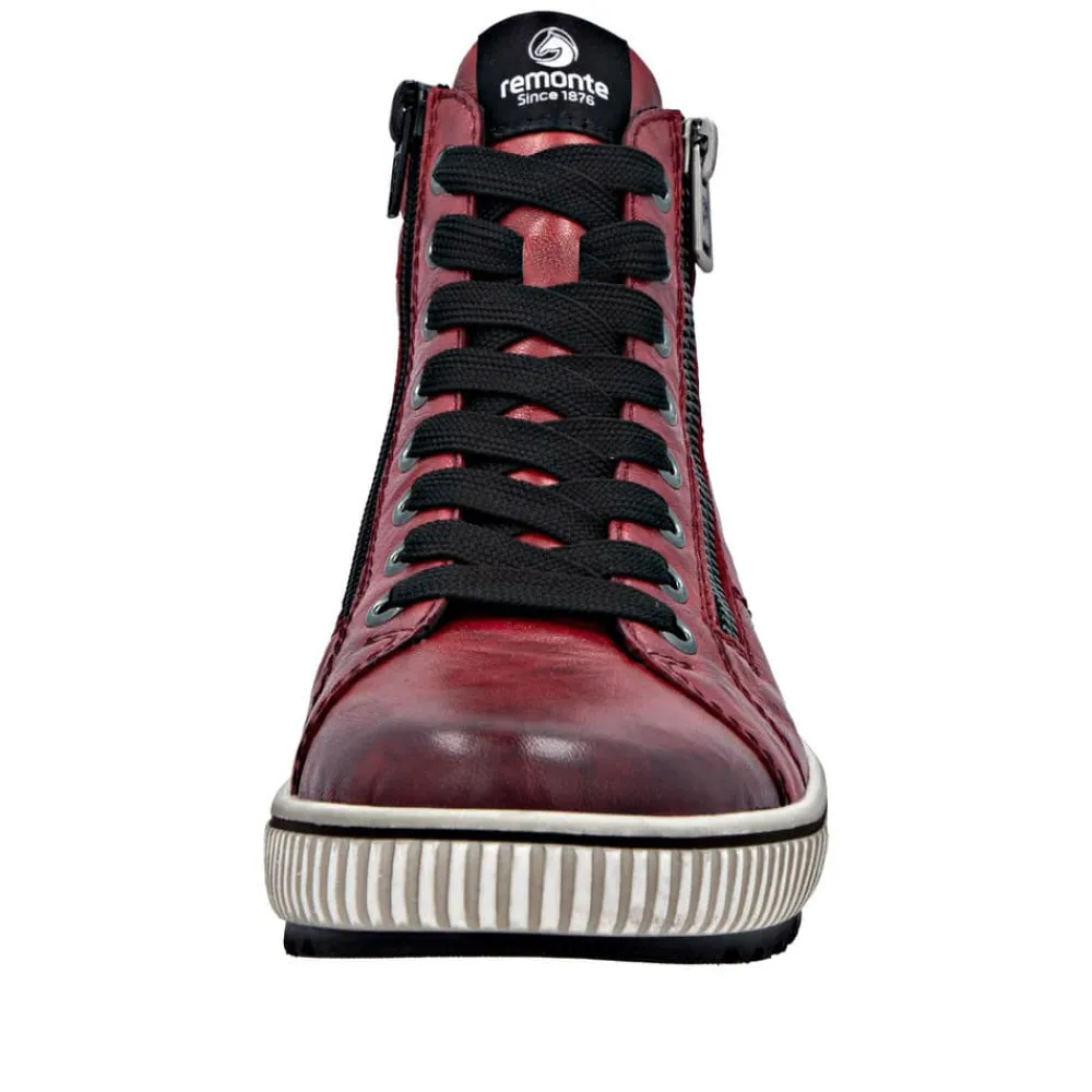 Hot Remonte Støvle Dame Rød