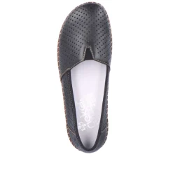 New Rieker Ballerinasko Dame Sort