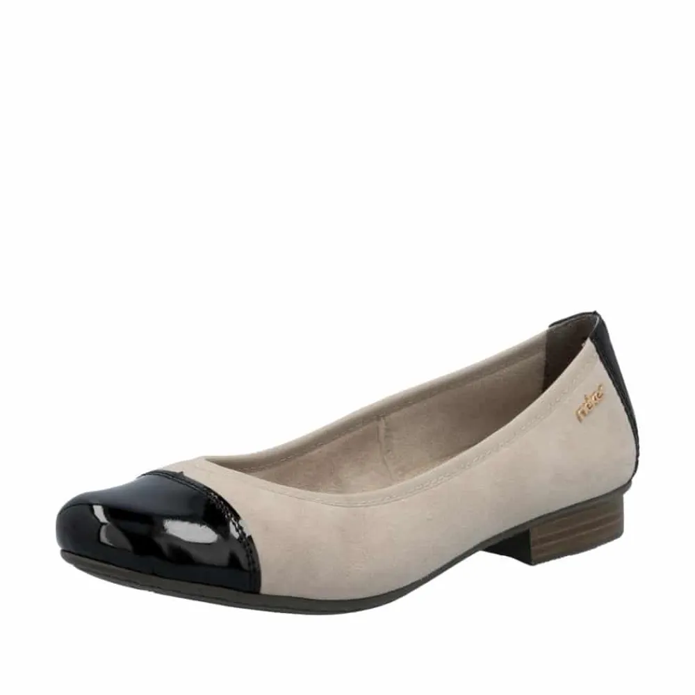 Discount Rieker Ballerinasko Dame Sort