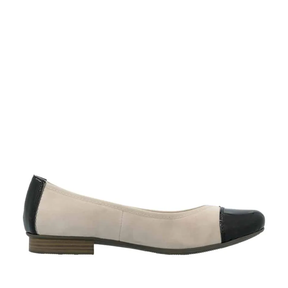 Discount Rieker Ballerinasko Dame Sort