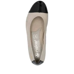 Discount Rieker Ballerinasko Dame Sort