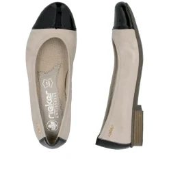 Discount Rieker Ballerinasko Dame Sort