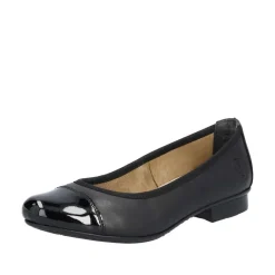 Sale Rieker Ballerinasko Dame Sort