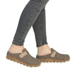 Clearance Rieker Hjemmesko Dame Beige