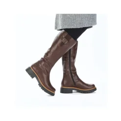 Hot Rieker Lang Støvle Dame Brun