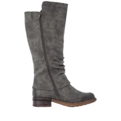 Clearance Rieker Lang Støvle Dame Grå