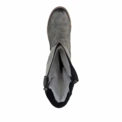 Clearance Rieker Lang Støvle Dame Grå