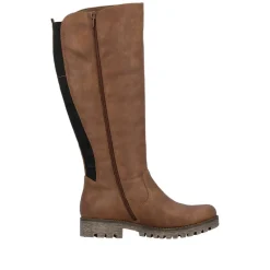 Discount Rieker Lang Støvle Dame Brun