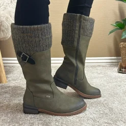 Clearance Rieker Lang Støvle Dame