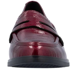 Outlet Rieker Loafers Dame Rød