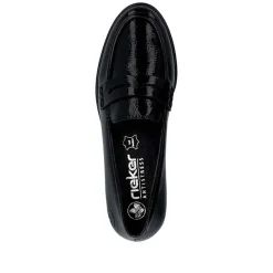 Clearance Rieker Loafers Dame Sort
