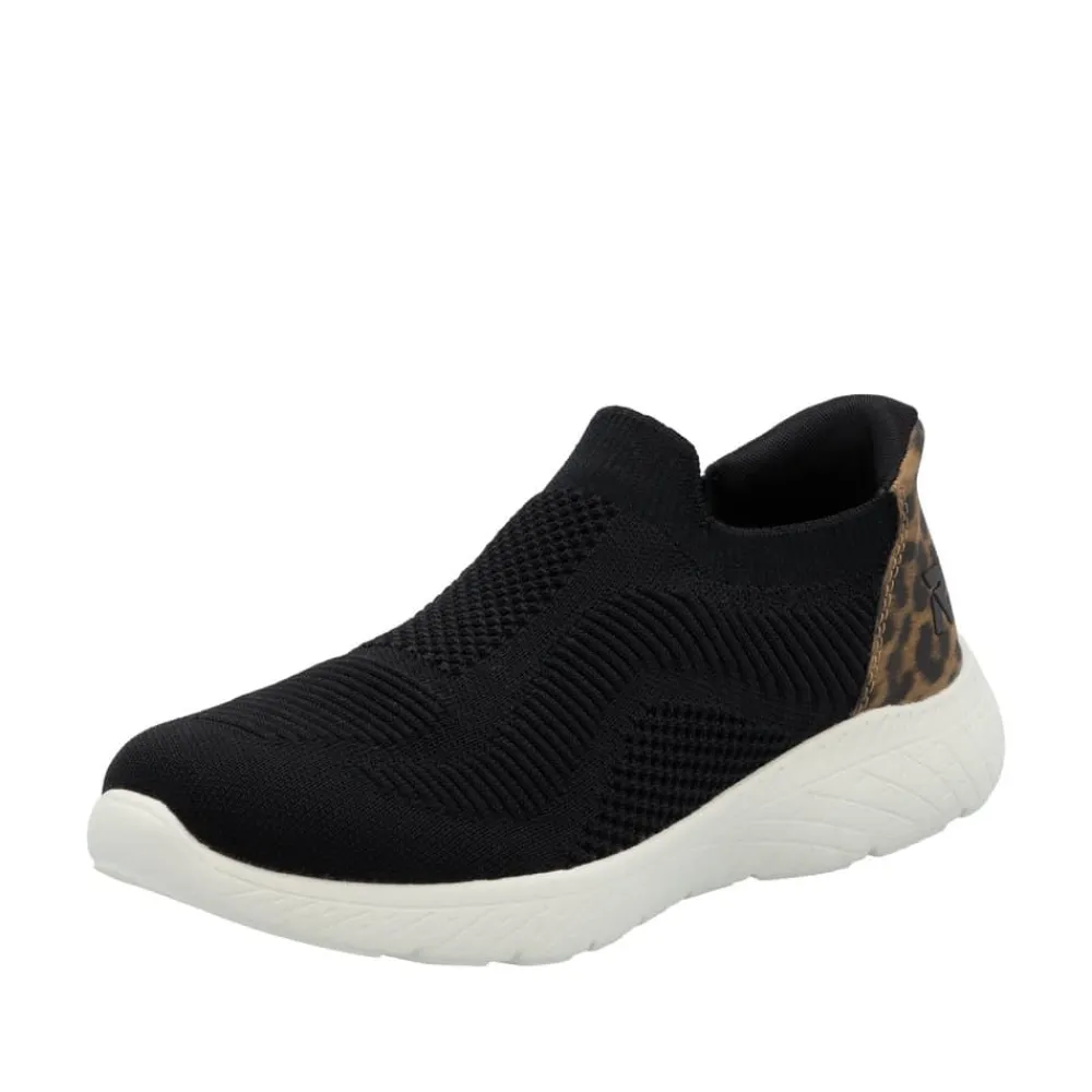 Clearance Rieker Ready 2 Go Sko Dame Sort