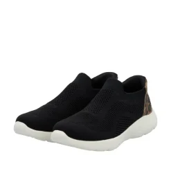 Clearance Rieker Ready 2 Go Sko Dame Sort